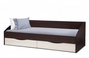 Кровать одинарная "Фея - 3" симметричная New (2000Х900) венге/вудлайн кремовый в Лесном - lesnoy.mebel-74.com | фото