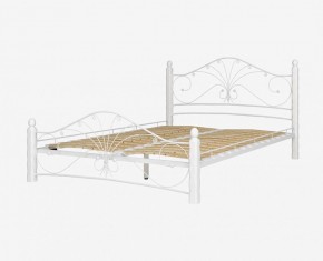 Кровать "Фортуна 1" КМД 2.01 Белая (1200*2000) (ножки-белые) с коваными элементами в Лесном - lesnoy.mebel-74.com | фото