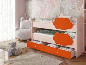 Кровать выкатная Соник на щитах (800*1600) с бортиком + ящик в Лесном - lesnoy.mebel-74.com | фото