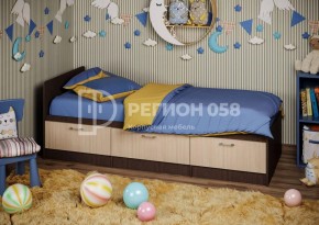 Кровать Юниор-5 ЛДСП в Лесном - lesnoy.mebel-74.com | фото
