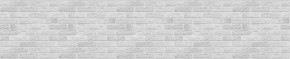Кухонный фартук 610х3000х1,5 (композит) КМ Кирпич серый в Лесном - lesnoy.mebel-74.com | фото