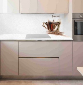 Кухонный фартук со столешницей (А-012) в едином стиле (3050 мм) в Лесном - lesnoy.mebel-74.com | фото
