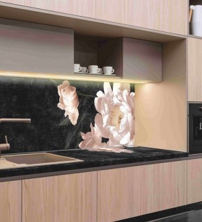 Кухонный фартук со столешницей (А-05) в едином стиле (3050 мм) в Лесном - lesnoy.mebel-74.com | фото