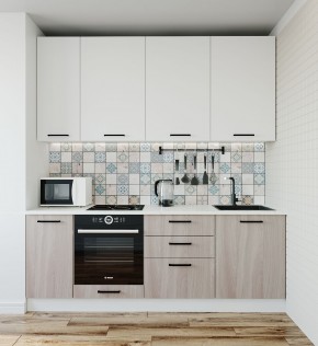 Кухонный гарнитур Демо 2200 (Стол. 26мм) в Лесном - lesnoy.mebel-74.com | фото