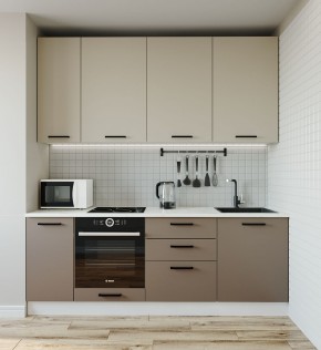 Кухонный гарнитур Латте 2200 (Стол. 26мм) в Лесном - lesnoy.mebel-74.com | фото