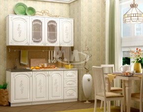 ЛИЗА-2 Кухонный гарнитур 1,7 Белый глянец холодный в Лесном - lesnoy.mebel-74.com | фото