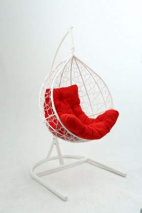 Подвесное кресло Бароло (белый/красный) в Лесном - lesnoy.mebel-74.com | фото