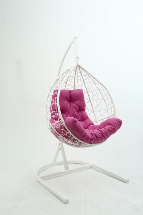 Подвесное кресло Бароло (белый/розовый) в Лесном - lesnoy.mebel-74.com | фото