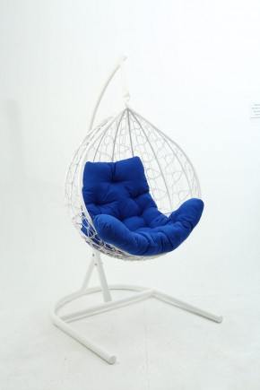 Подвесное кресло Бароло (белый/синий) в Лесном - lesnoy.mebel-74.com | фото
