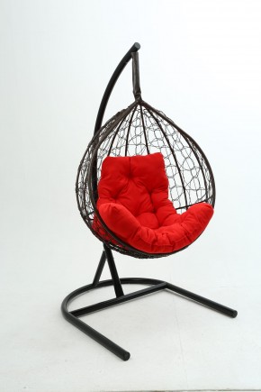 Подвесное кресло Бароло (коричневый/красный) в Лесном - lesnoy.mebel-74.com | фото