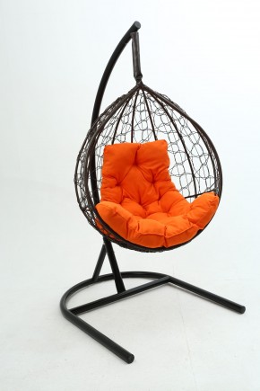 Подвесное кресло Бароло (коричневый/оранжевый) в Лесном - lesnoy.mebel-74.com | фото