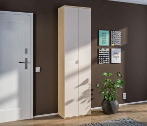 Шкаф 2 дверный Афина СБ-3312 (Дуб винченца/Кашемир серый) в Лесном - lesnoy.mebel-74.com | фото