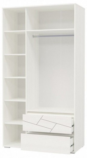 Шкаф 3-х дверный с ящиками АДЕЛИНА (4-4832рам.б) в Лесном - lesnoy.mebel-74.com | фото