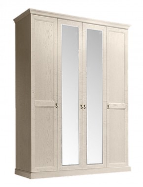Шкаф 4-х дверный (2 зеркала) для платья и белья Венеция дуб седан (ВНШ1/4) в Лесном - lesnoy.mebel-74.com | фото