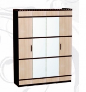 Шкаф 4-х дверный для одежды и белья "Ольга-13" в Лесном - lesnoy.mebel-74.com | фото