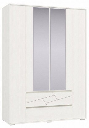 Шкаф 4-х дверный с ящиками АДЕЛИНА (4-4833рам.б) в Лесном - lesnoy.mebel-74.com | фото