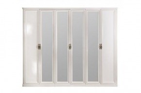 Шкаф 6-ти ств (2+2+2) с зеркалами Натали (комплект) в Лесном - lesnoy.mebel-74.com | фото