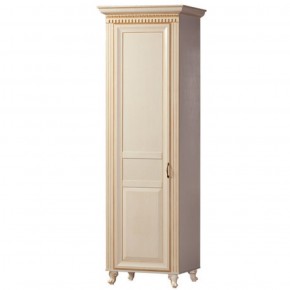 Шкаф для одежды 1-дверный №472 Марлен Кремовый белый в Лесном - lesnoy.mebel-74.com | фото