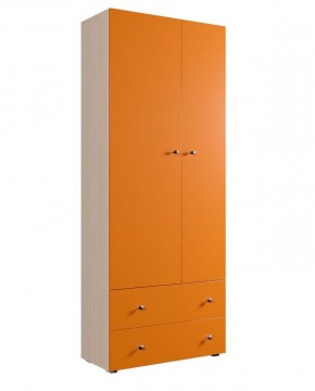 Шкаф ДМ 800 с 2-мя ящиками (оранж) в Лесном - lesnoy.mebel-74.com | фото