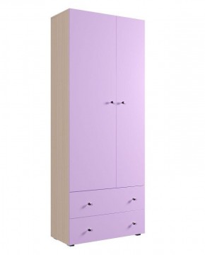 Шкаф ДМ 800 с 2-мя ящиками (розовый) в Лесном - lesnoy.mebel-74.com | фото