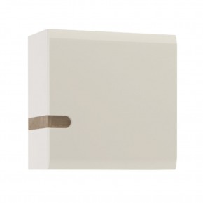 Шкаф навесной 1D/TYP 65, LINATE ,цвет белый/сонома трюфель в Лесном - lesnoy.mebel-74.com | фото