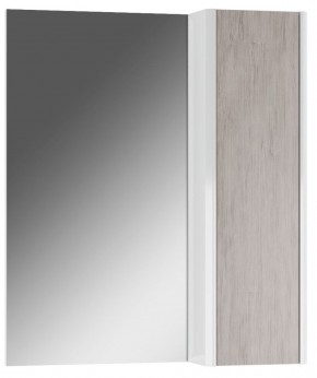 Шкаф-зеркало Uno 60 Дуб серый левый/правый Домино (DU1503HZ) в Лесном - lesnoy.mebel-74.com | фото