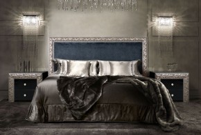 Спальный гарнитур Тиффани Premium черная/серебро в Лесном - lesnoy.mebel-74.com | фото