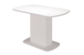 Стол обеденный Соренто (Белый глянец) в Лесном - lesnoy.mebel-74.com | фото