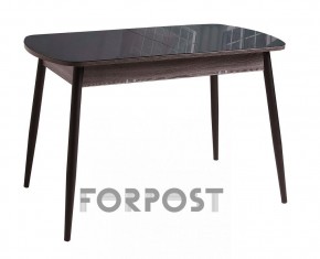Стол раздвижной со стеклянной столешницей (BLACK, WHITE) в Лесном - lesnoy.mebel-74.com | фото