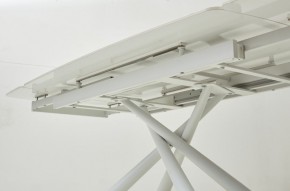 Стол RIVOLI 140 GLOSS LUXURY PANDORA SOLID CERAMIC / WHITE, ®DISAUR в Лесном - lesnoy.mebel-74.com | фото
