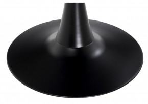 Стол стеклянный Tulip 90x74 black glass в Лесном - lesnoy.mebel-74.com | фото