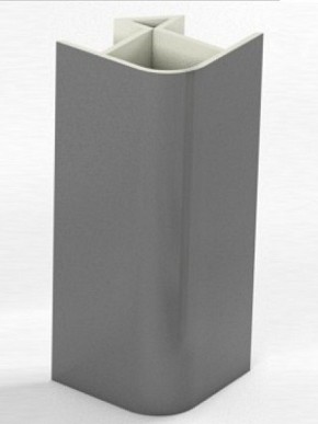 Угловое соединение для цоколя 90 гр. h150 мм (Алюминий; Белый; Венге; Дуб Сонома; Черный) в Лесном - lesnoy.mebel-74.com | фото