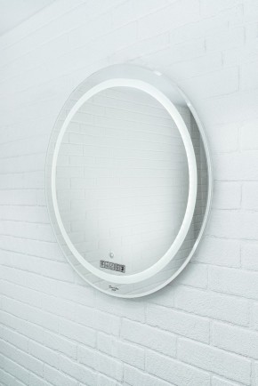 Зеркало Gia 75 white с подсветкой Sansa (SGa1044Z) в Лесном - lesnoy.mebel-74.com | фото